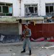 Policial afgão em local onde ocorreu um ataque suicida em Cabul. 29/09/2014  Foto: Mohammad Ismail / Reuters