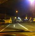 <p>&Ocirc;nibus queimado &eacute; levado para garagem em Joinville</p>  Foto: T. B. / vc repórter