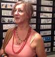 <p>A cartunista Laerte na exposição "Ocupação Laerte", em São Paulo</p>  Foto: Débora Melo / Terra