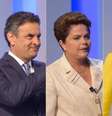 <p>Líderes nas pesquisas pelas intenções de votos na eleição presidencial, Dilma Rousseff (PT), Aécio Neves (PSDB) e Marina Silva (PSB), aparecem no topo do Trending Topics do Twitter no Brasil </p>  Foto: Erbs Jr./Frame