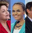 <p>Dilma Rousseff (PT),&nbsp;Marina&nbsp;Silva (PSB) e&nbsp;A&eacute;cio Neves (PSDB)&nbsp;fizeram&nbsp;24 viagens na&nbsp;regi&atilde;o nesta semana</p>  Foto: Reprodução