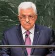O líder palestino, Abbas, fala durante conferência nos Estados Unidos  Foto: Andrew Burton / AFP