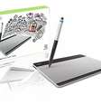 <p>A Intuos Pen & Touch permite que a criança desenhe com a sensação de pincéis e lápis convencionais</p>  Foto: Wacom / Divulgação