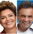 <p>Dilma falou sobre as crianças e Aécio sobre os apoios conquistados durante o fim de semana</p>  Foto:  