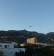 <p>Dois helicópteros orientam policiais em terra</p>  Foto: José Carlos Pereira de Carvalho / vc repórter