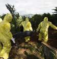 Coveiros fazem greve na capital de Serra Leoa e corpos de vítimas podem ficar nas ruas  Foto: Christopher Black / Reuters
