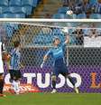 <p>Tiago fez boas partidas na aus&ecirc;ncia de Grohe</p>  Foto: Lucas Uebel/Grêmio FBPA / Divulgação