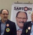 <p>Jos&eacute; Ivo Sartori e o seu vice, Jos&eacute; Paulo Cairoli</p>  Foto: Flávia Bemfica / Especial para Terra