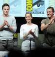 Nicholas Hoult (à esq.) e Jennifer Lawrence   Foto: Kevin Winter / Getty Images 