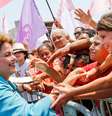 <p>Candidata do PT disse ser "compreens&iacute;vel" apoio de Marina Silva (PSB) a A&eacute;cio Neves (PSDB) no segundo turno da elei&ccedil;&atilde;o presidencial</p>  Foto: Ichiro Guerra/Dilma.com