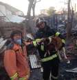 Cão foi salvo pelos bombeiros em incêndio no Brás, na última sexta  Foto: Corpo de Bombeiros de São Paulo / Divulgação