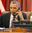 <p>Durante uma conversa telef&ocirc;nica, os presidentes Obama (foto) e Hollande pediram que a comunidade internacional ajude a combater o v&iacute;rus ebola&nbsp;</p>  Foto: Jacquelyn Martin / AP