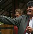 <p>Morales rejeita críticas de machismo e diz que seu país hoje exporta políticas socioeconômicas</p><p> </p>  Foto: AP