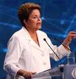 <p>No debate da Band, Dilma citou relatórios do site do TCE mineiro</p>  Foto: Marcos Bezerra / Futura Press