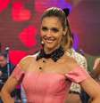 Fernanda Lima aposta em look romântico com rabo de cavalo retrô    Foto: Globo/Renato Rocha Miranda