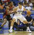 Flamengo e Orlando Magic duelaram na última pré-temporada, mas nos EUA  Foto: John Raoux / AP