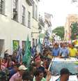 <p>O candidato à Presidência Aécio Neves (PSDB) realizou um mega ato de campanha no Pelourinho, em Salvador (BA)</p>  Foto: Janaina Garcia / Terra