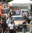 <p>Candidata à reeleição fez carreata ao lado de políticos locais</p>  Foto: Juliana Prado / Especial para Terra