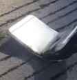 Aparelho iPhone 6 dobrou e, em seguida, pegou fogo no bolso da caça de Philip Lechter  Foto: Reprodução
