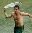 Mouche saiu do banco para puxar os melhores contra-ataques do Palmeiras  Foto: Agência Lance