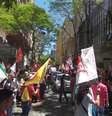 <p>Um verdadeiro 'corredor polonês' foi criado pelos militantes antes do debate</p>  Foto: Daniel Favero / Terra