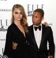 <p>Cantor e a modelo Cara Delevingne j&aacute; fizeram outros trabalhos juntos, como um editorial de moda</p>  Foto: Ian Gavan / Getty Images 