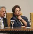 <p>Fernando Henrique Cardoso ao lado da presidente Dilma Rousseff</p>  Foto: Ricardo Matsukawa / Terra
