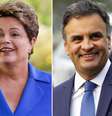 <p>Em pesquisa anterior, Dilma aparecia &agrave; frente de A&eacute;cio, fora da margem de erro</p>  Foto: Reprodução