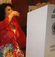 <p>Claudia Alencar votou em São Conrado, no Rio de Janeiro</p>  Foto: Daniel Delmiro / AgNews