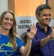 <p>Aécio chegou a ficar em terceiro lugar nas pesquisas durante o primeiro turno</p><p> </p>  Foto: AFP
