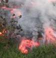 <p>Material expelido avança a 9m/h</p>  Foto: BBC Mundo / BBC News Brasil