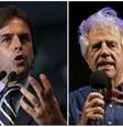 <p>Candidatos à Presidência do Uruguai, Tabaré Vazquez e Luis Lacalle Pou</p>  Foto: Andres Stapff / Reuters