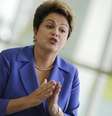 Presidente Dilma Rousseff concede entrevista à imprensa em Brasília, no início de outubro. 10/10/2014  Foto: Ueslei Marcelino / Reuters