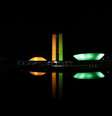 Congresso Nacional iluminado com as cores da bandeira do Brasil, em Brasília. 29/06/2014.  Foto: Jorge Silva / Reuters