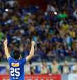 Cruzeiro aplicou uma blitz inicial que deixou o Santos encurralado na sua defesa  Foto: Cristiane Mattos / Futura Press
