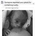 Foto censurada foi curtida mais de 250 mil vezes   Foto: BBC News Brasil