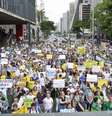 Protesto pede impeachment de Dilma Rousseff   Foto: Fernando Zamora / Futura Press