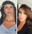 Jaque Khury na adolescência e atualmente com 15kg a menos  Foto: @jaquekhury / reprodução 
