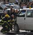 Dez pessoas foram atropeladas em um ponto de ônibus nesta quarta-feira e a polícia matou o motorista após suspeita de atentado  Foto: Ronen Zvulun / Reuters