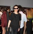 <p>Marina Lima escolheu look todo preto para o terceiro dia de desfiles</p>  Foto: Wesley Costa e Raphael Castello / AgNews