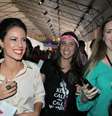 <p>Andreia Horta usou cabelos presos no SPFW</p>  Foto: Wesley Costa / AgNews