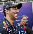Piloto da Red Bull, Daniel Ricciardo exibe largo sorriso no rosto  Foto: Bosco Martín / Reuters