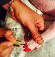 Miley Cyrus pinta unha de porco e é criticada  Foto: Instagram / Reprodução