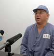 <p>Foto de arquivo de Kenneth Bae, em uma coletiva de imprensa em Pyongyang, em 20 de janeiro de 2014 </p>  Foto: KCNA / Reuters