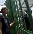 <p>"Não passou nenhum ônibus", diz a estudante Aline Emanuele que mora em Samambaia e chegou ao local de prova após o fechamento dos portões</p><p> </p>  Foto: Marcelo Camargo / Agência Brasil