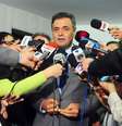 <p>Senador Aécio Neves (PSDB-MG) afirma que há uma aparelhamento irresponsável na estatal</p>  Foto: PSDB / Divulgação