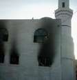Mesquita foi incendiada nesta quarta-feira por colonos israelenses  Foto: Twitter