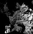 Robô pousou no cometa em 12 de novembro do ano passado  Foto: ESA / Rosetta / Philae / CIVA / Divulgação