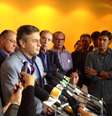 <p>O senador e candidato derrotado à Presidência Aécio Neves (PSDB), em evento para "agradecer" o voto dos paulistas, em São Paulo</p>  Foto: Débora Melo / Terra
