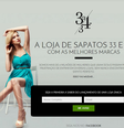 Com inauguração prevista para dezembro, a loja virtual 33 e 34 conseguiu fechar parceria com 12 marcas, distribuídas em mais de 150 modelos, entre elas Luiza Barcelos, Balassox, Vicenza, Converse e Bebecê  Foto: 33e34 / Reprodução
